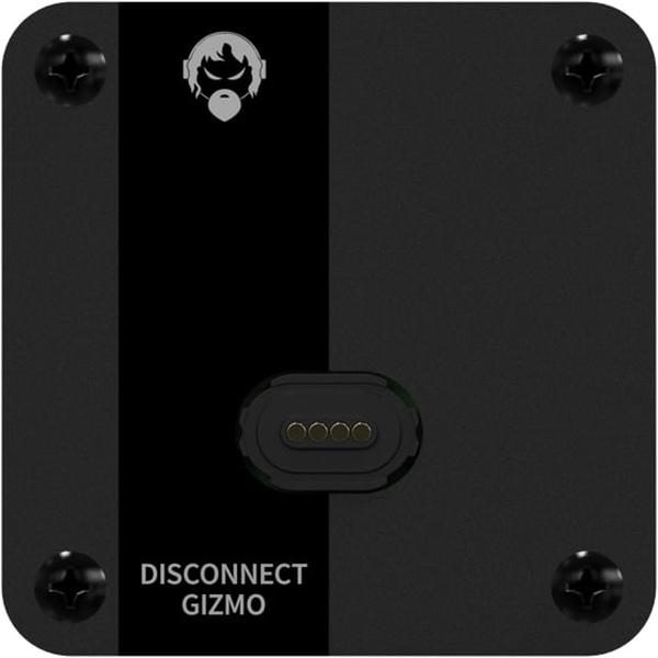 Picture of Angry Audio AA-DISCONNECT Headphone Disconnecter Gizmo Magnetic Safety Release Connector Plate with Headphone Jack