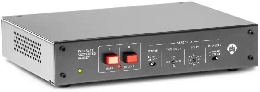 AA-FAILSAFE Failsafe Gadget Stereo Silence Sensor & Backup Audio Switcher - 115VAC Version
