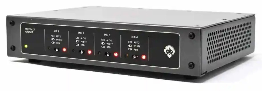 AA-MICTALLYGADGE MIC TALLY GADGET Quad Driver for M KA Mic Arms Equipped with LED Tally