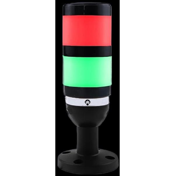 AA-SIGTALLYDOUB Double Studio Signal Tally Lights Tower - Green & Red Segments