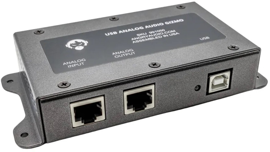AA-USBANALOGAUD USB ANALOG AUDIO GIZMO RJ45 USB Powered Audio Interface Soundcard Replacement
