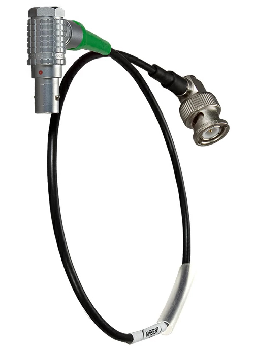 Picture of Ambient Recording AMB-LTC-IN-RA180 90 Deg to Lemo 5-Pin 90 Deg TC Input Cable - BNC-M