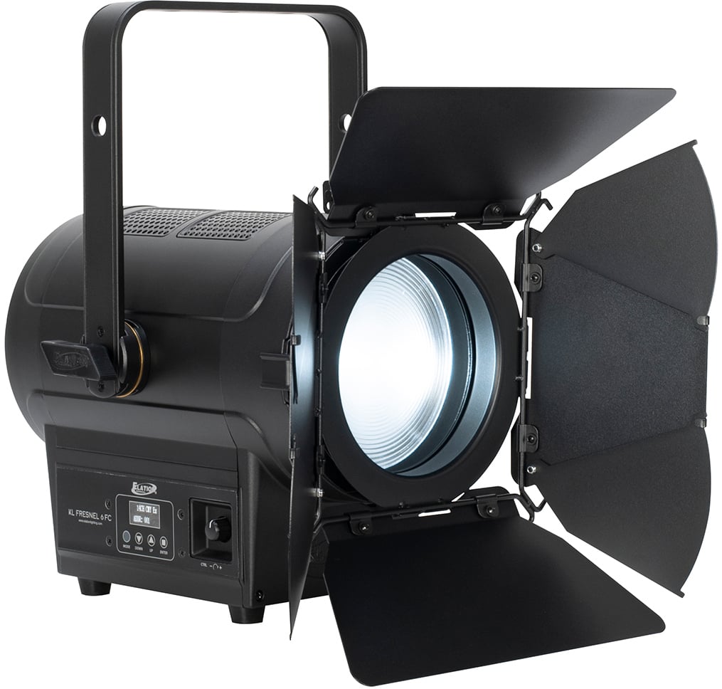 Picture of Elation ELAT-KLFRSNL6FC 220 watt KL FRESNEL 6 FC Full Spectrum RGBMA LED 6 in. Fresnel with Zoom