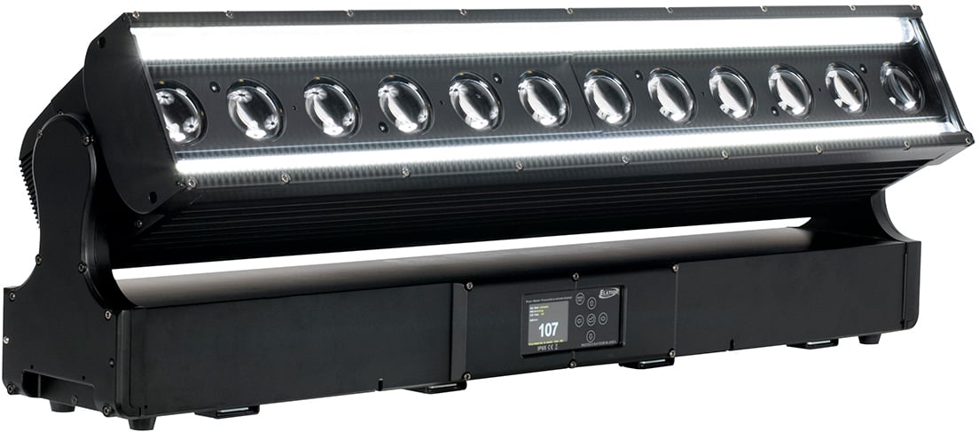 Picture of Elation ELAT-P-RZR-BLD-L 12x PROTEUS RAYZOR BLADE L 60W RGBW LED IP65 Linear Wash Tilt FX Fixture with Spark LED