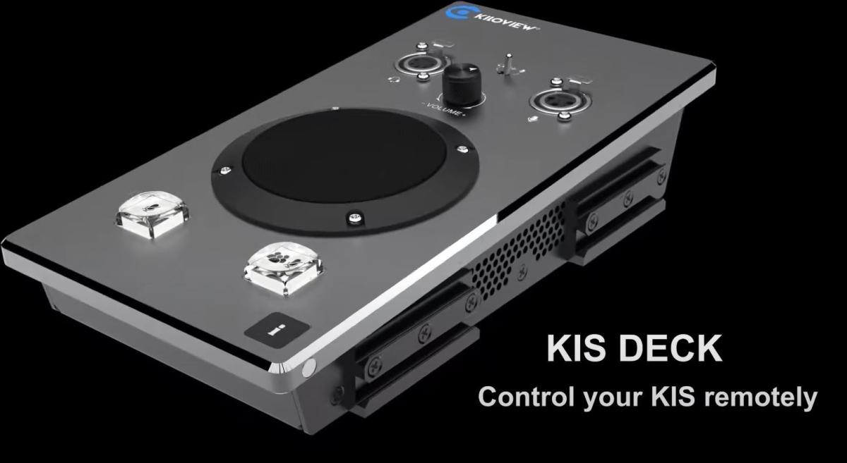 Picture of Kiloview KV-KIS-DECK KIS Deck Modular Audio In & Out Mixer with Canon Plug Amplifier&#44; USB Mic & Speaker with Gooseneck Mic