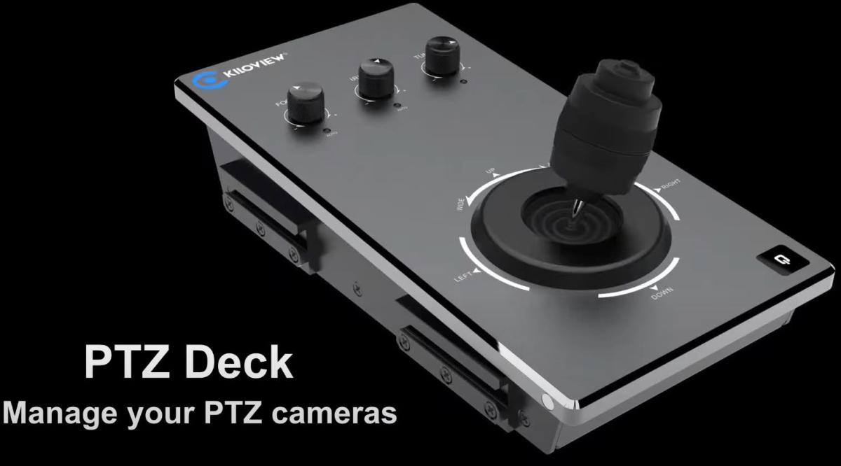 Picture of Kiloview KV-PTZ-DECK PTZ Deck Modular One-Handed Color Calibration & PTZ Controller with Joystick