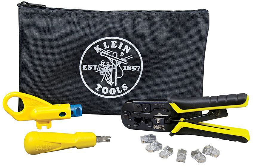KLT-VDV026-212 Twisted Pair Installation Kit with Zipper Pouch