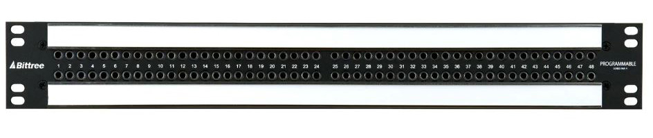 B96DCFNABHD25M2O 2 x 48 1.5 RU M2OU7B TT Bantam 969a Series Audio Patchbay - Full Normalled & Bussed Grounds