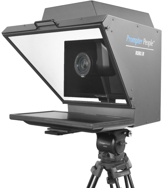 Picture of Prompter People PRP-ROBOJRMAX18H 18.5 in. ROBO-JR-MAX-HB 3G-SDI&#44; VGA & HDMI Auto Reversing 4-3 HighBright 1000NIT Teleprompter for PTZ