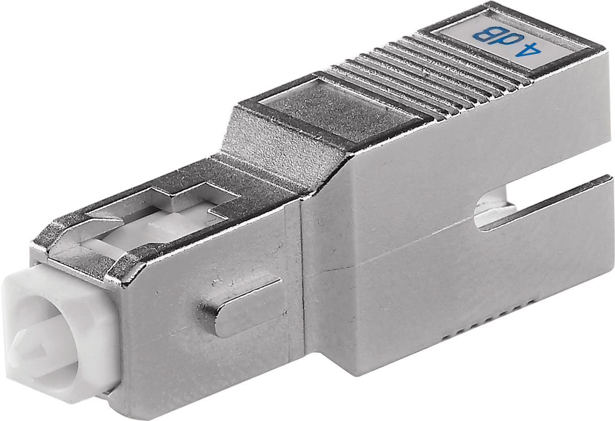 Picture of Senko Advanced Components ATN-632-04-1-10 Senko ATN-632-04-1 4dB SC Fiber Attenuator - UPC Return Loss 55dB or Greater - Pack of 10