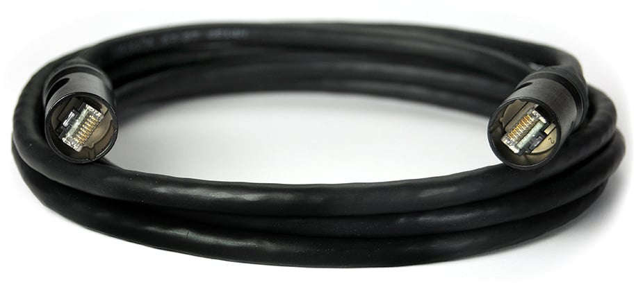 Picture of Whirlwind WW-ENC6ASE010 10 ft. Ethernet Cat6A Ethercon to Cat6A Ethercon Tactical Shielded Cable