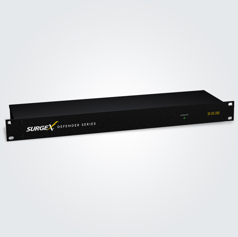 Picture of SurgeX SX-DS-208 Defender Series MultiStage Surge Suppression - Rackmount Power Protection