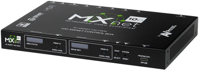 Picture of AVPro Edge AC-MXNET-10GCBOX 10G SDVOE 4K HDMI AV-Over-IP Control & Management System