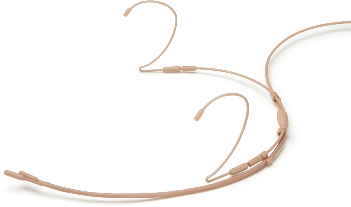 POI-GO2-9WDSHBE SERIES9 Omni Dual Element IP57 Headset Microphone with Endure TA4F Connector for Shure, Beige