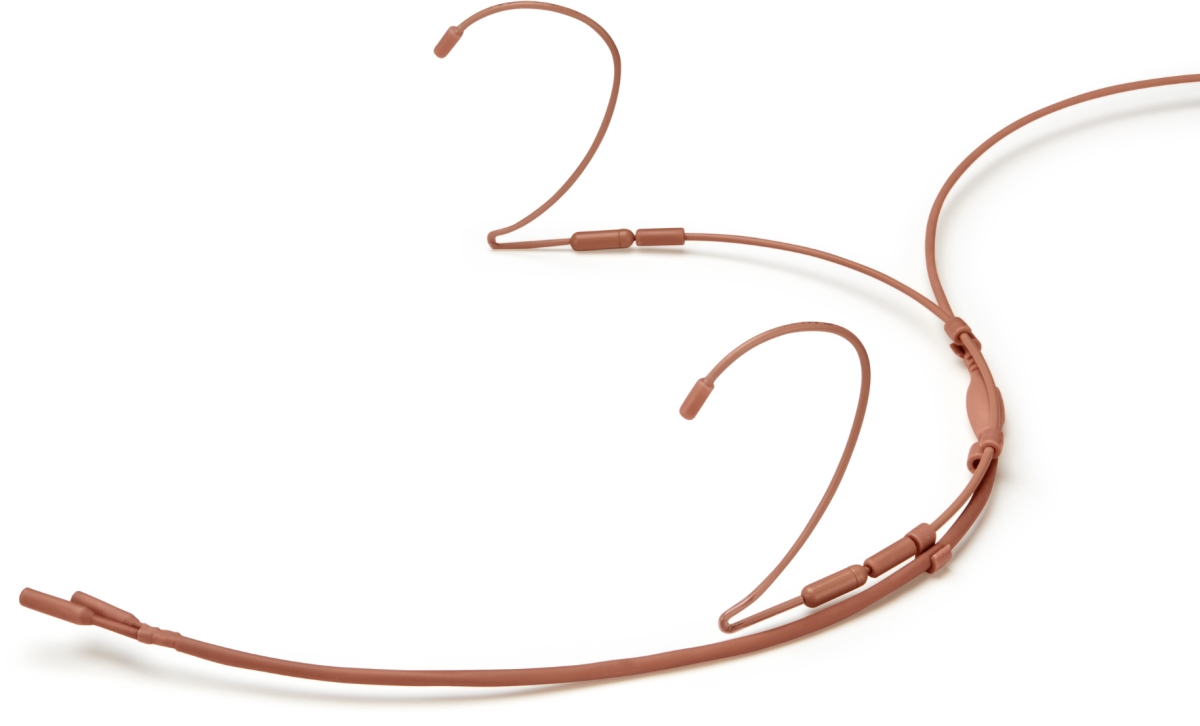 POI-GO2-9WDSKBN SERIES9 Omni Dual Element IP57 Headset Microphone with Endure Lemo-style Connector, Brown