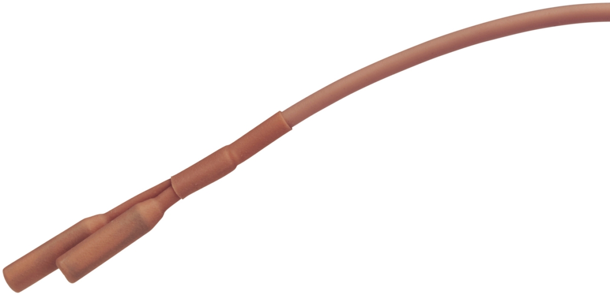 POI-GO2-9WLPSEBN 3.5 mm SERIES9 Omni Dual Element IP57 Lav Microphone with ENDURE Locking Connector for Sennheiser EW, Brown