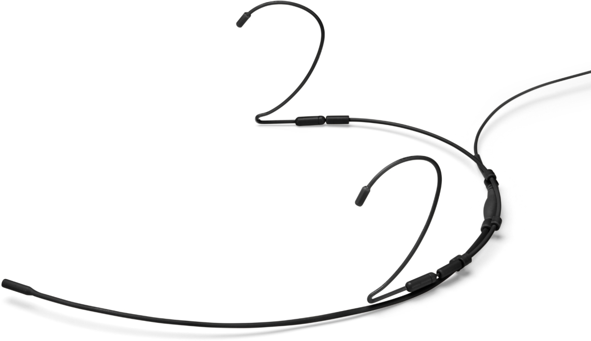 POI-GO-9WD-SEBK 3.5 mm SERIES9 Omni IP57 Headset Microphone with Endure Locking Connector for Sennheiser EW, Black