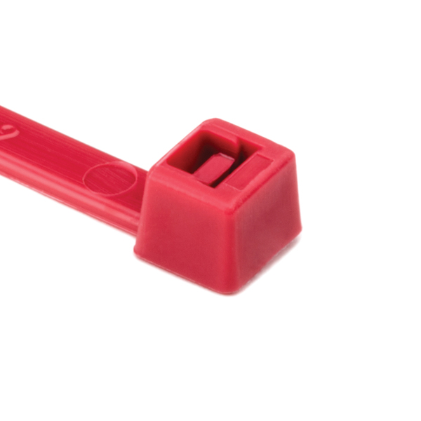 TYT-T50R2C2 8 in. UL Rated PA66 Cable Ties, Red