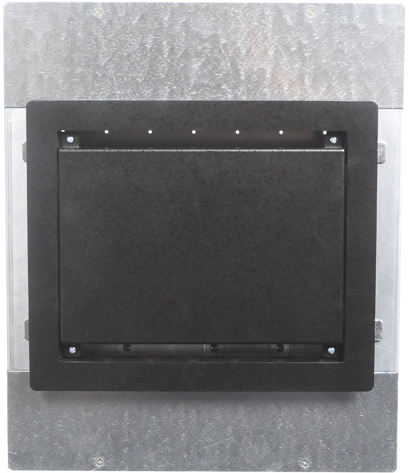 -PWB-450-BLK Large Format Wall Box with 4 AC, 3 1-Gang Plates & 1 IPS, Black