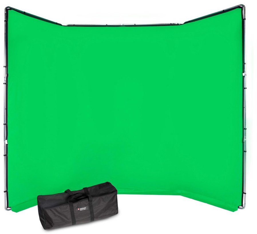 Picture of Manfrotto MAN-MLBG4301KG 4 x 2.9 m Chroma Key FX Background Kit&#44; Green