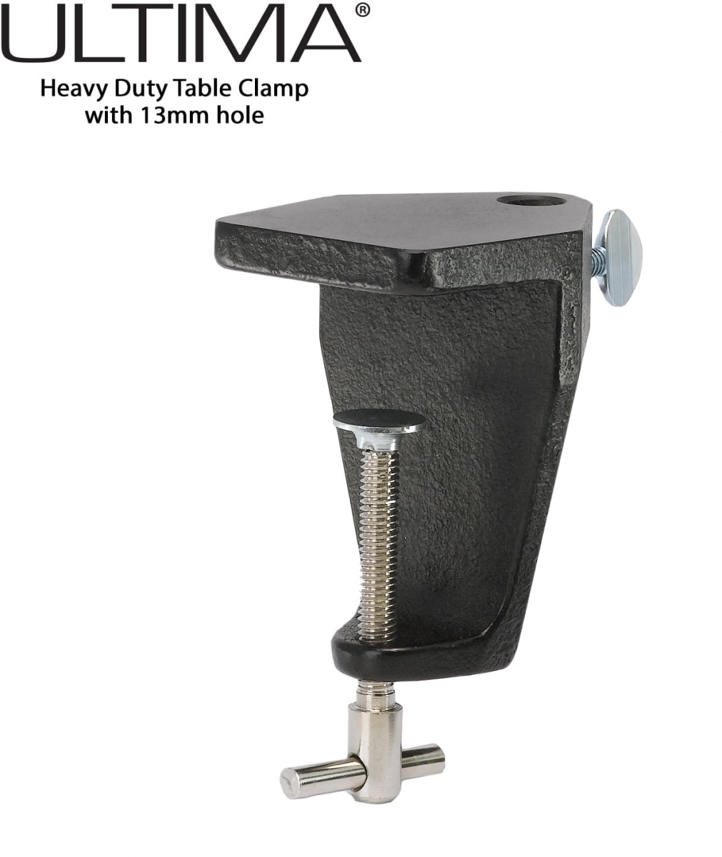 Picture of OC White OCW-11440-13-B ProBoom Ultima Gen2 Cast Iron Table Edge Clamp for All ULP Mic Arms&#44; Carbon Black