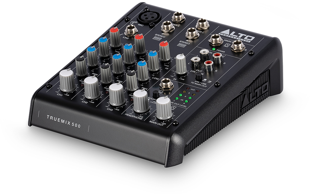Picture of Alto Professional ALT-TRUEMIX500X Portable 5-Channel Analog Mixer with USB