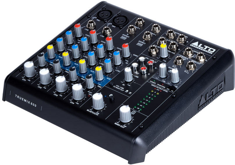 Picture of Alto Professional ALT-TRUEMIX600X Portable Compact 600 6-Channel Analog Mixer with USB & Bluetooth