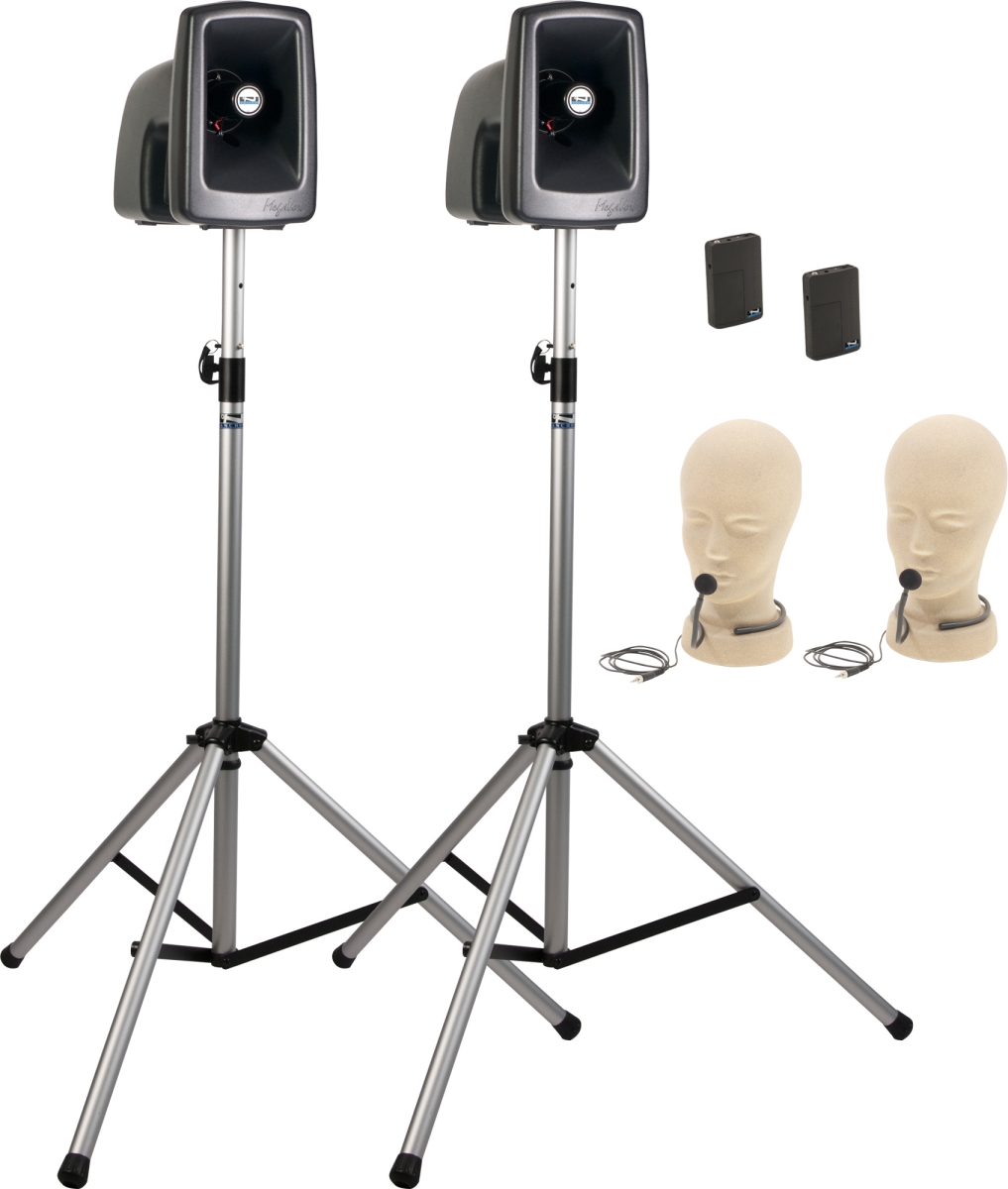 Picture of Anchor AN-560270 MegaVox AIR X2 Portable PA System with Anchor XU2&#44; Air & 2 WB-LINK Beltpacks & 2 CM-LINK Collar Mics