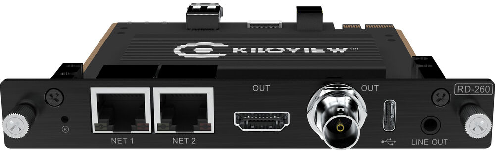 Picture of Kiloview KV-RD-260 NDI-HX&#44; SRT&#44; RTSP&#44; RTMP&#44; HLS to SDI & HDMI Decoding Card for Cradle Series
