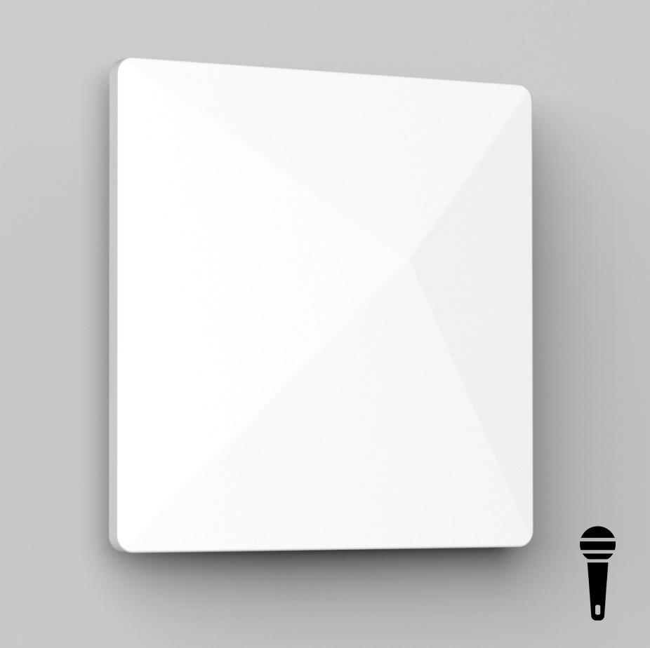 RFV-CP-ARC Architectural Antenna with Wall & Ceiling Mount for Installed In-Ear Monitor Systems, White -  RF Venue