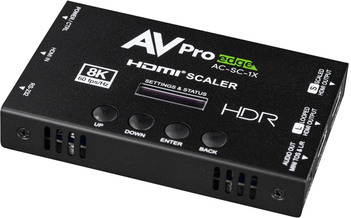 Picture of AVPro Edge APR-AC-SC-1X 8K HDMI Downscaler&#44; EDID Manager & Audio De-Embedder