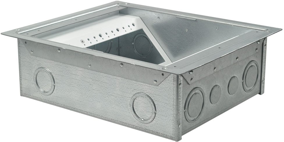 Picture of FSR FL-540P-4 4 in. Floor Box for Raised Access Computer & Stage Floors