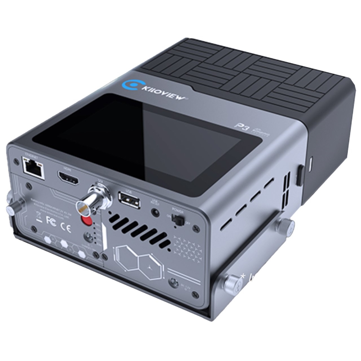 KV-P3 4K HDMI Plus 3G-SDI Bonding Video Encoder with Dual Battery Module - 5G-4G-WiFi & Ethernet