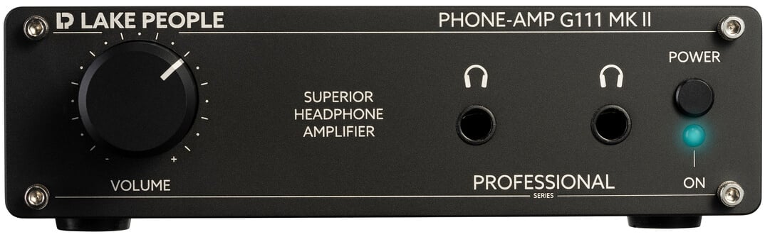 LP-G111-MKII Stereo Headphone Amplifier with Balanced Input & 2 Outputs - XLR - RCA -  Lake People