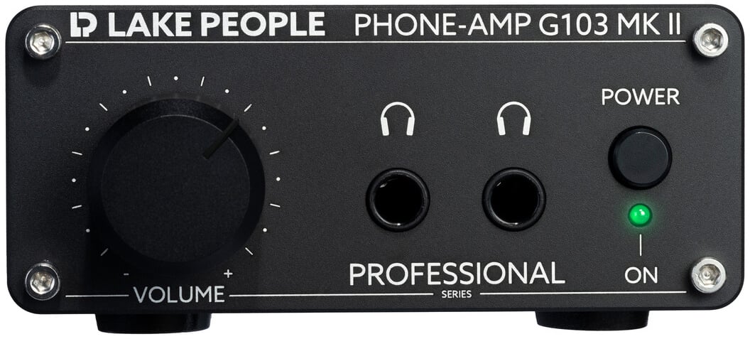 LPG103SMKII Stereo Headphone Amplifier with Unbalanced Input  2 Outputs  RCA