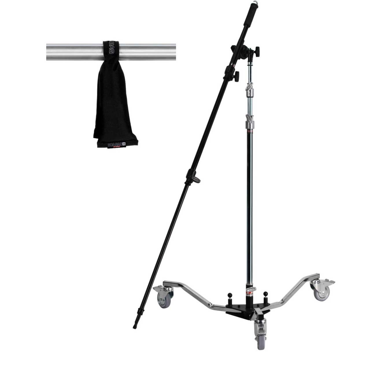 MSE-MBRK 999055 Mini Boom Rolling Kit with Runway Base - 40 in. C Plus Riser - Mini Matthboom & 10lbs Boa Bag