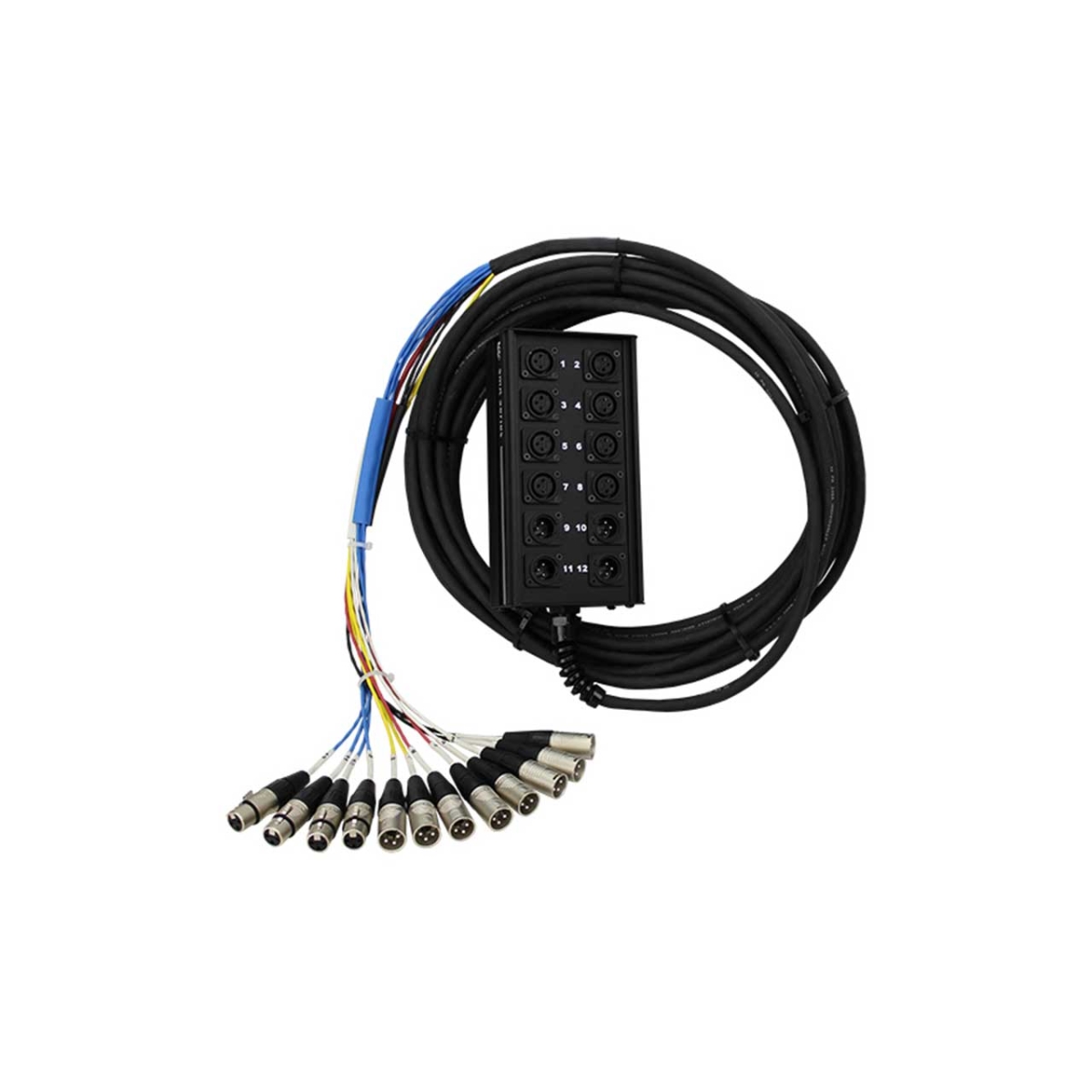 SMA0804FBX-50 50 ft. Audio Snake 8 Channel 4 XLR Returns - Fan to Box