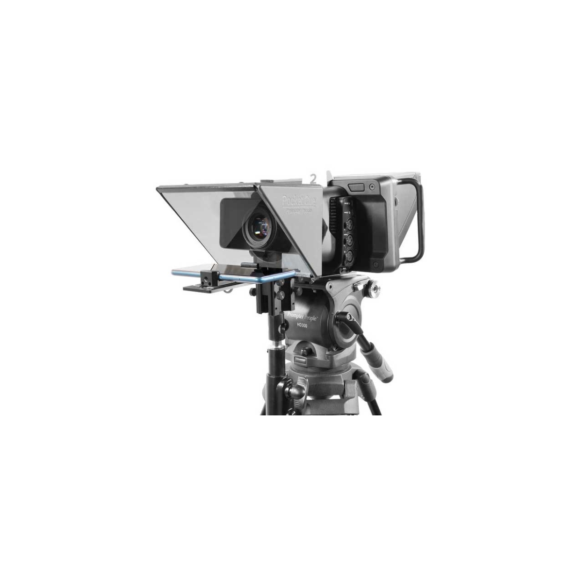 PRP-PCKTCUEFS Pocket Cue V2 Compact & Modular Smart Phone Teleprompter with Freestanding Kit