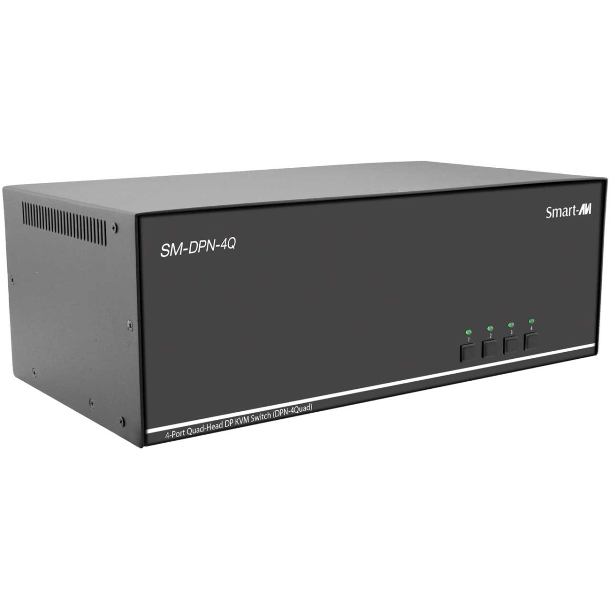 SAVI-SM-DPN-4Q 4 Port Quad-head Displayport KVM Switch with Keyboard-Mouse-USB 2.0 & 4 Monitors - 4k 60Hz