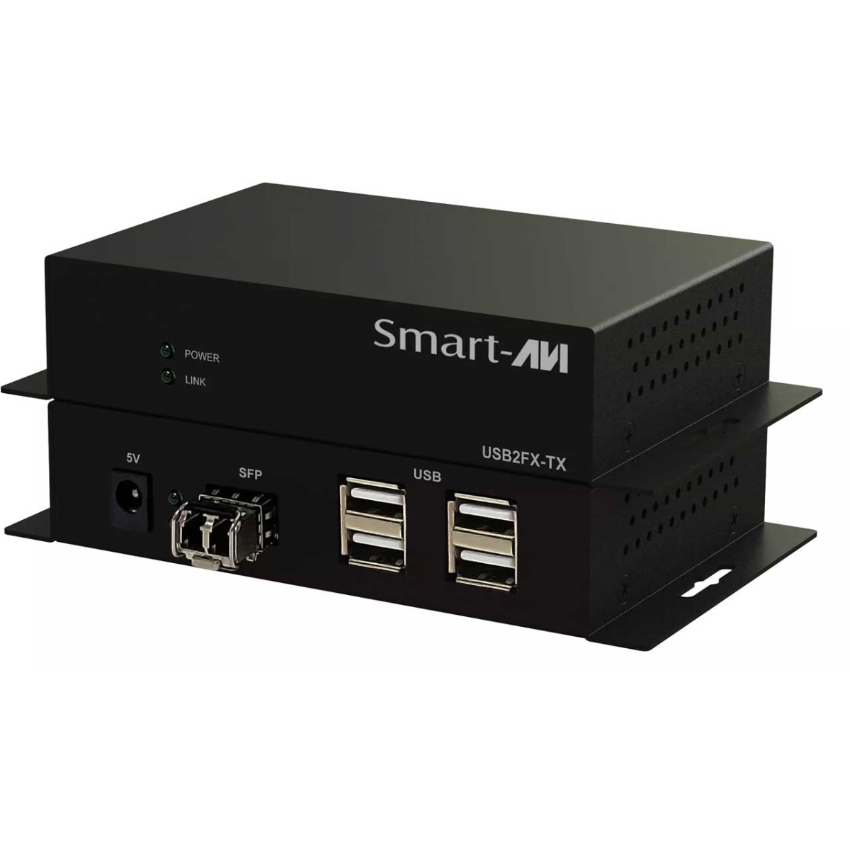 SAVI-USB2FX-S USB 2.0 Over Fiber Extender Set with Duplex LC Multimode SFP & Power Supplies - Up to 6.2 miles
