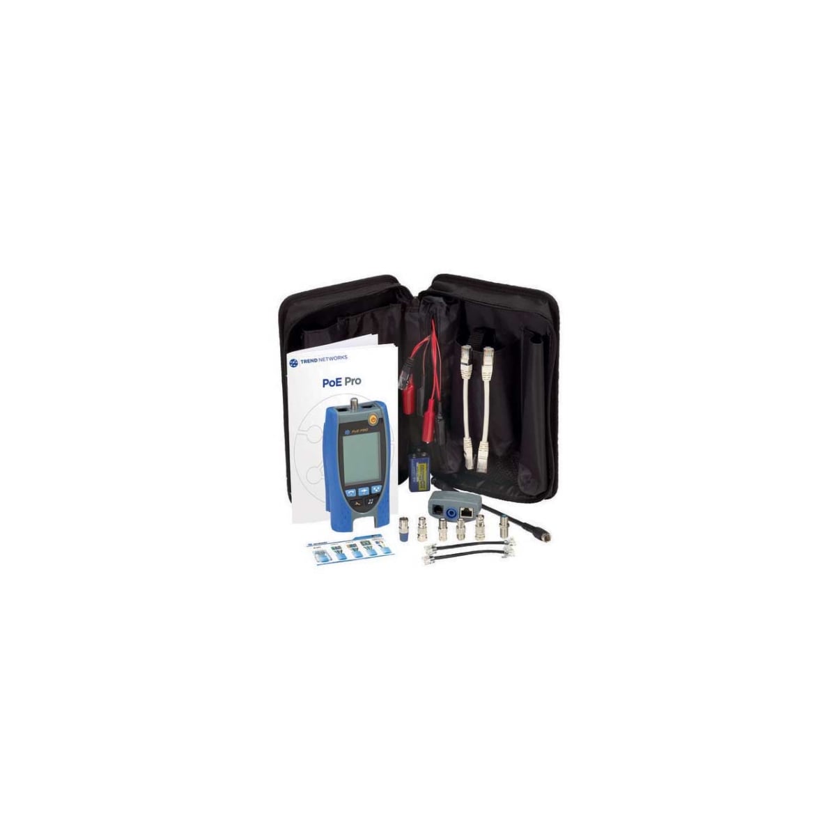 S45-ST-158006 PoE PRO AnyWARE VDV II Cable Tester & POE Verifier with 2.9 in. Backlight Display - PoE 90 watt Max