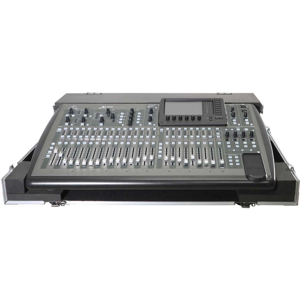 XS-BX32DHW Flight-Road Case for Behringer X32 Studio Mixer Console with Doghouse & Wheels