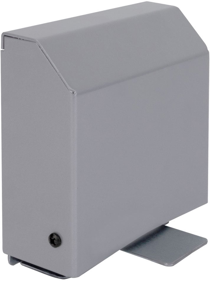 -SW-WF-WLPALM Metal Stud Wedge Wall Feed Box with 1 or 2 Circuits Power per Channel & Low Voltage for Smart-Way