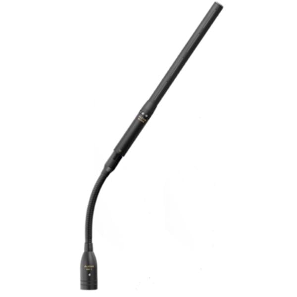 AUD-MICROPOD6S MicroPod Modular Gooseneck Microphone System with M1255BS Shotgun Microphone & 6 in. Flex Gooseneck - Phantom Power Required - Black