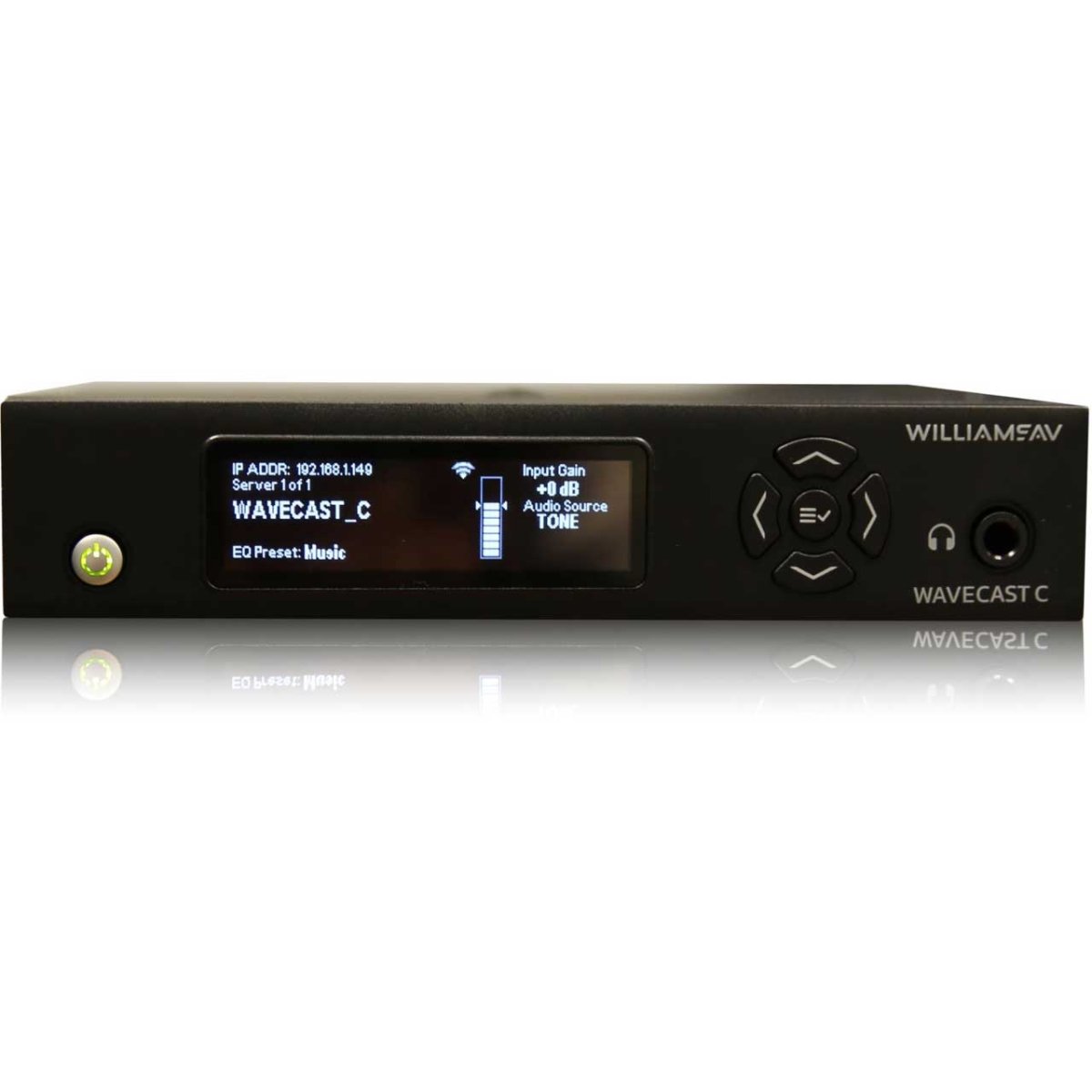 Picture of Williams AV WLS-WF-T5C-00 WaveCAST C Wi-Fi Single Channel Audio Streaming System without Dante - Ethernet Version