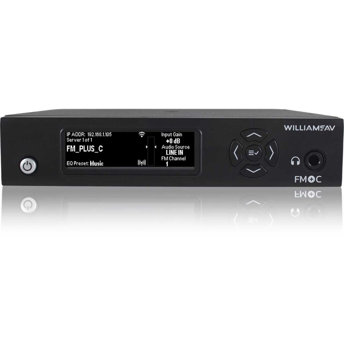 Picture of Williams AV WLS-FM-T55CD-00 Large-Area Dual FM & Wi-Fi Base Transmitter with Network Control