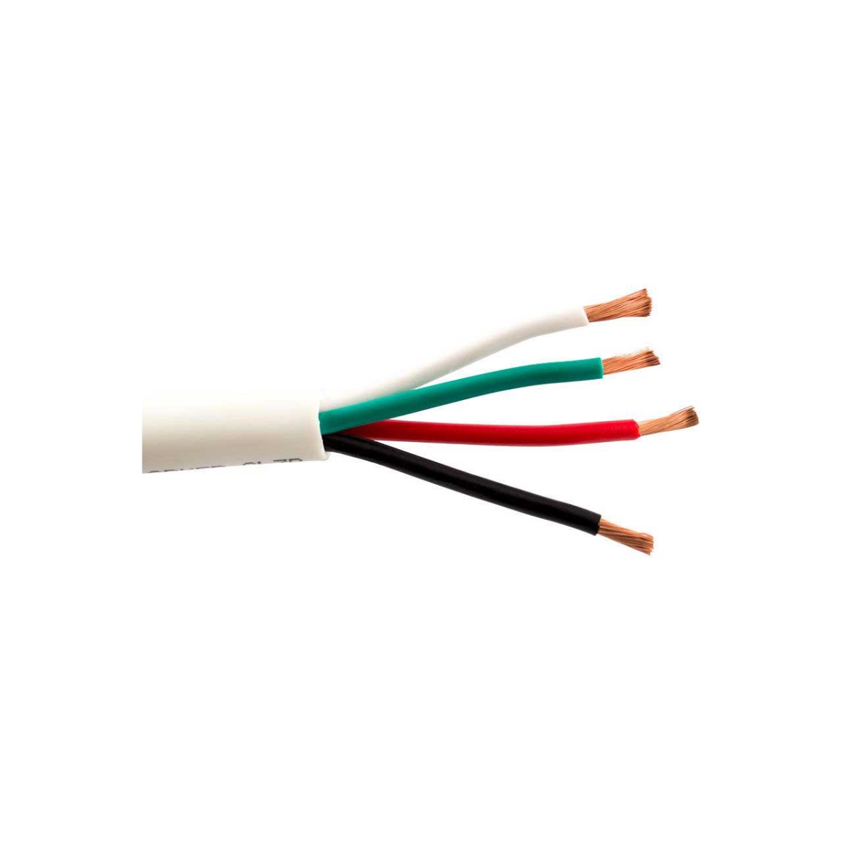 SCP-144OFCWT 14-4OFC 4-Conductor 14 AWG Stranded Copper In-Wall Speaker Cable - 500 ft. - White