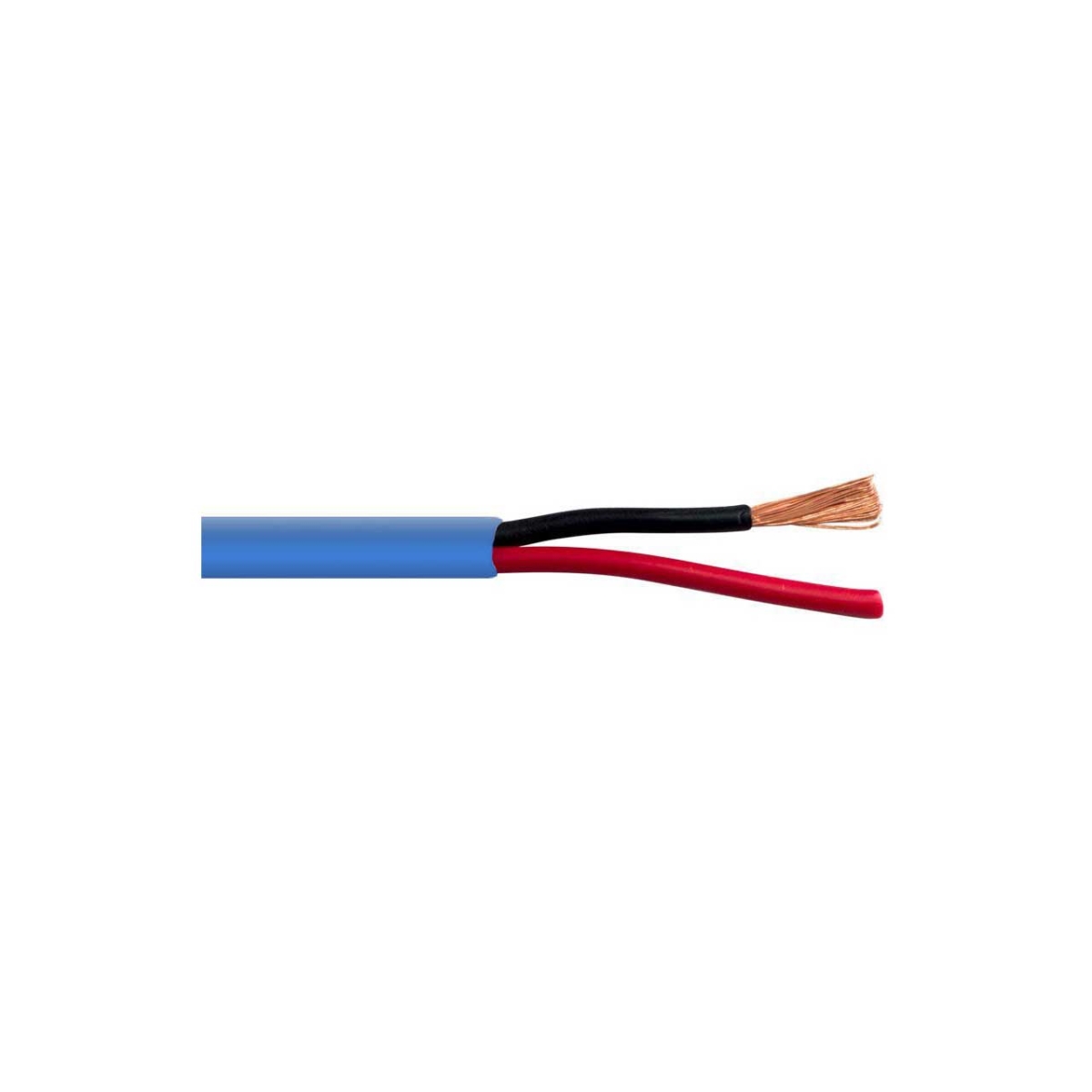 SCP-162SP26BL 16-2SP 2-Conductor 16 AWG 26-Strand Copper Contractor Speaker Cable - 500 ft. - Blue