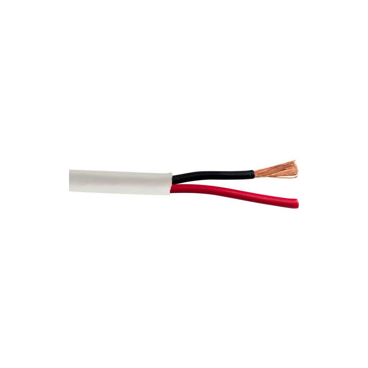 SCP-162SP26WT 16-2SP 2-Conductor 16 AWG 26-Strand Copper Contractor Speaker Cable - 500 ft. - White