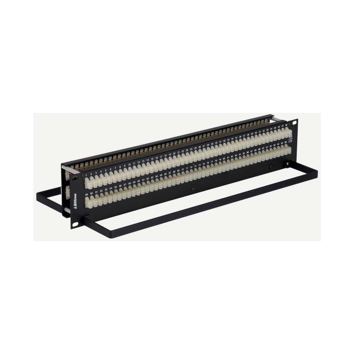 BIT-BH-E3F2X48 E3 Bulkhead Audio Patch Panel - 2X48 - 2RU